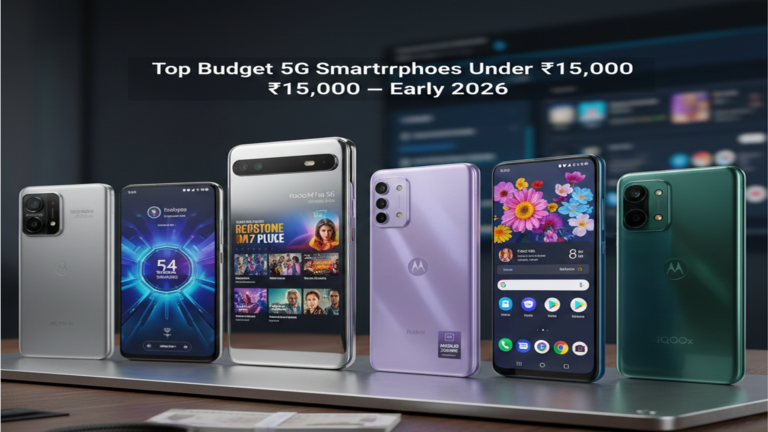 Top Budget 5G Smartphones Under ₹15,000